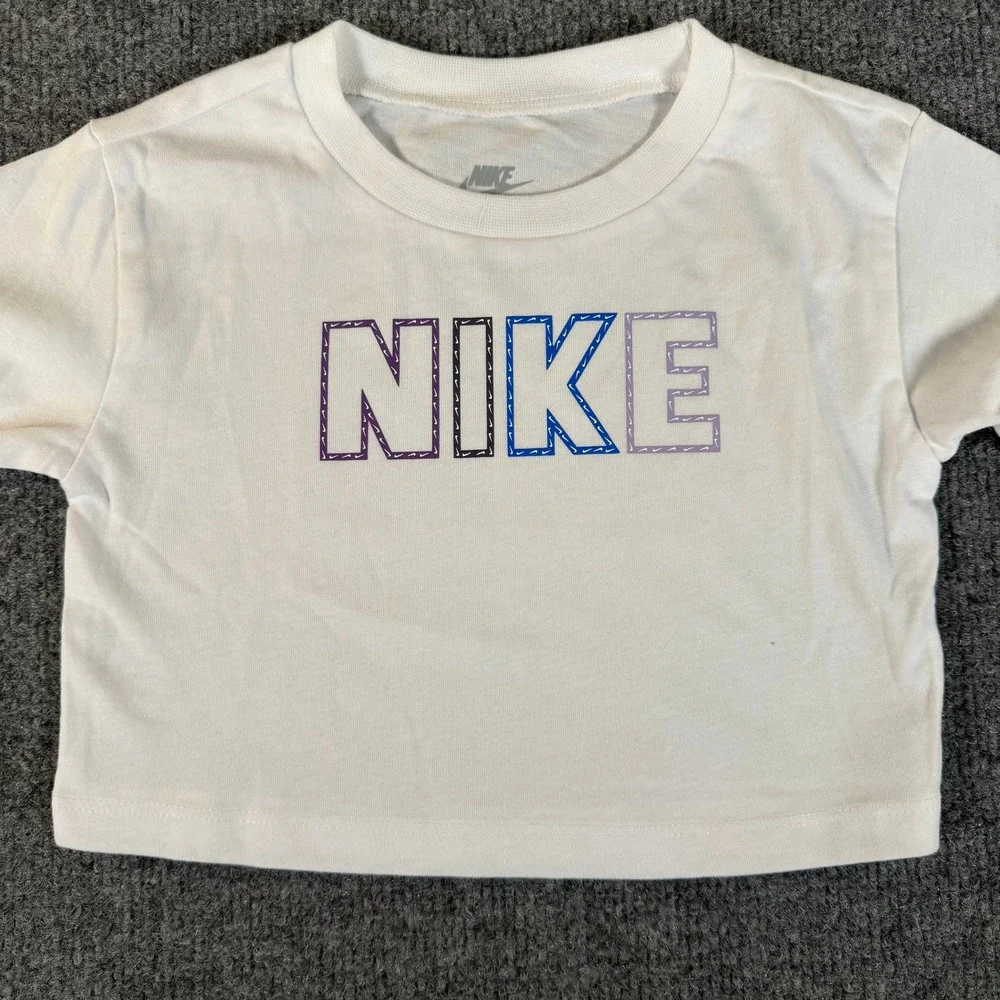 Nike Toddler Girls 2-Piece Set Long Sleeve Tee Leggings Dark Raisin 18M #3876